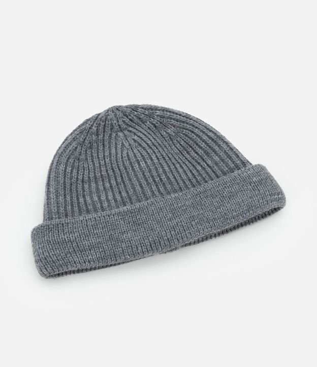Gorro Leñador en Lana Acrílica con Dobra y Sin Costura