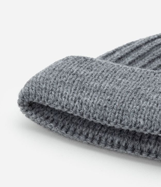 Gorro Leñador en Lana Acrílica con Dobra y Sin Costura 2