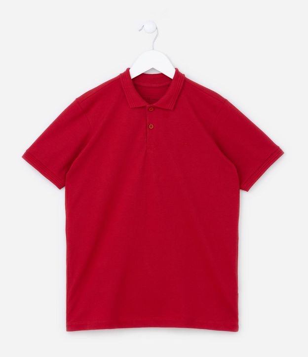 Polo Infantil con Botones Delanteros - Talle 5 a 14 años 2