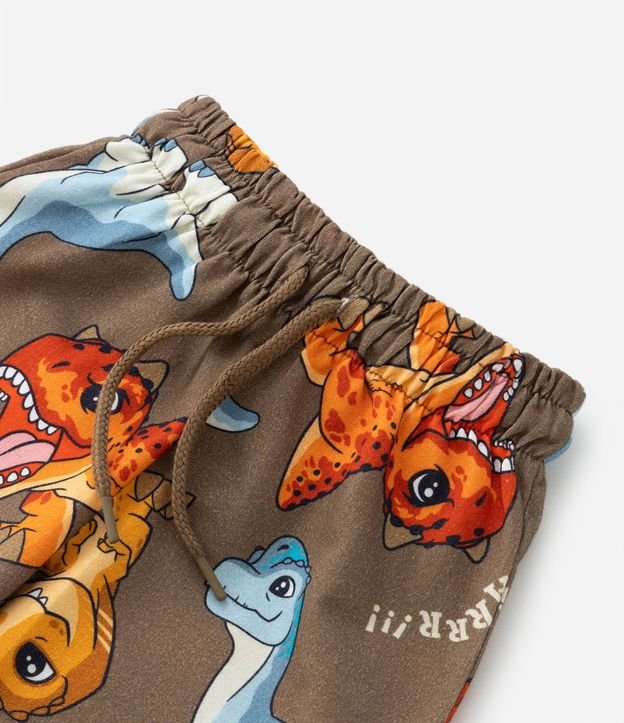 Conjunto Infantil Corto con Estampado de Dinosaurios - Talle 1 a 5 años 5