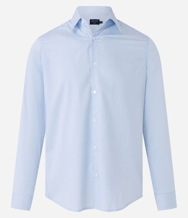 Camisa con Fibra de Bambú Maquinetada con Rayas 5