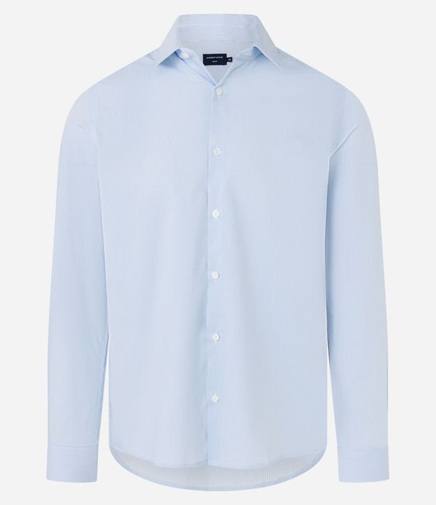 Camisa con Fibra de Bambú Maquinetada con Rayas 7