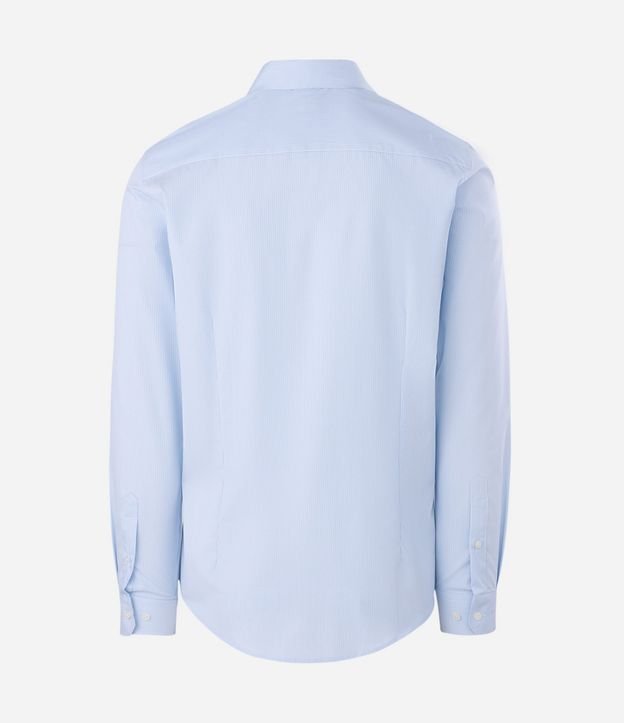 Camisa con Fibra de Bambú Maquinetada con Rayas 8
