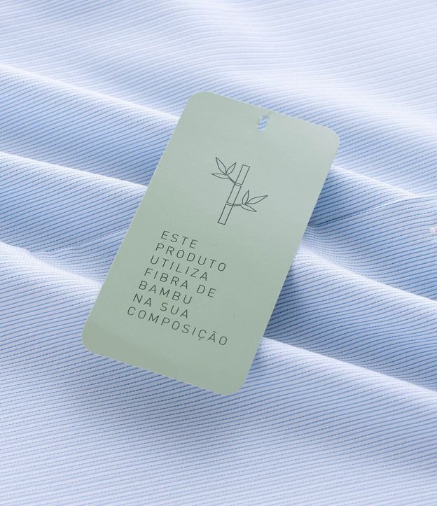 Camisa con Fibra de Bambú Maquinetada con Rayas 10