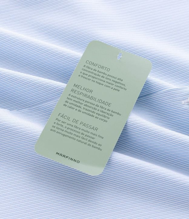 Camisa con Fibra de Bambú Maquinetada con Rayas 11