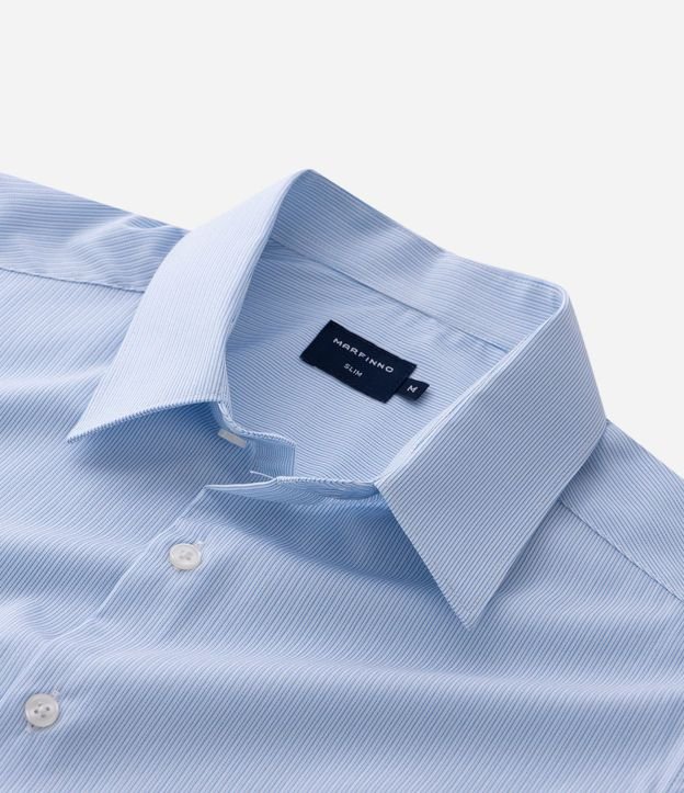 Camisa con Fibra de Bambú Maquinetada con Rayas 12