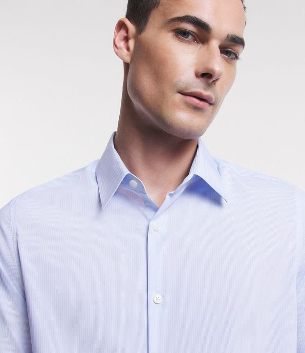 Camisa con Fibra de Bambú Maquinetada con Rayas 2