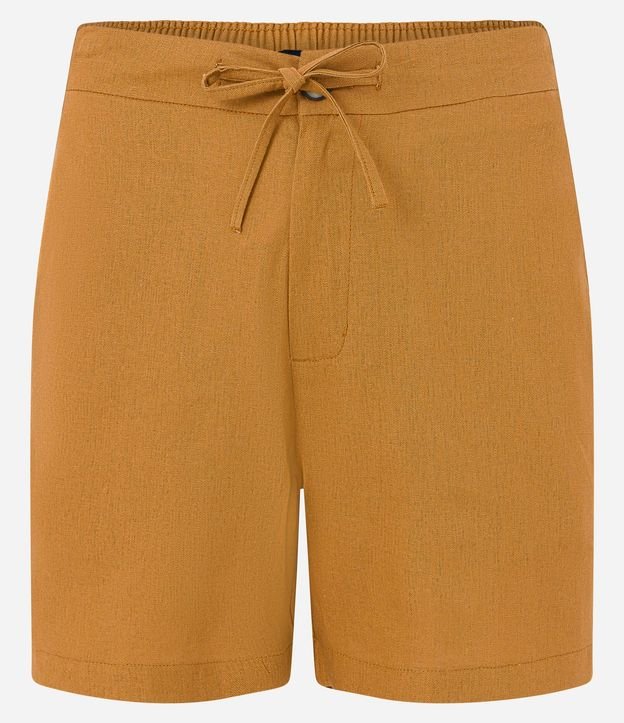 Bermuda Slim en Viscolino con Cordón y Bolsillos 6