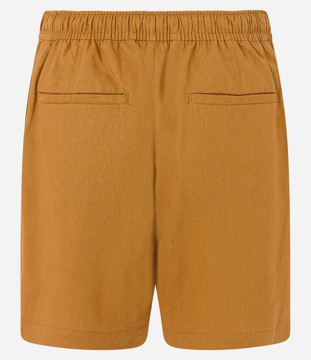 Bermuda Slim en Viscolino con Cordón y Bolsillos 7