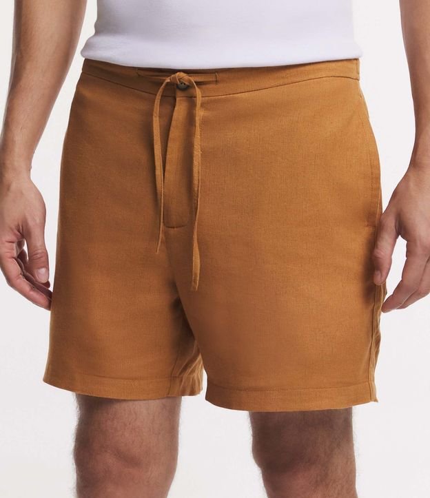 Bermuda Slim en Viscolino con Cordón y Bolsillos 2