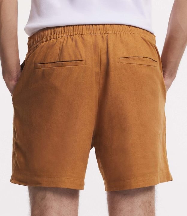 Bermuda Slim en Viscolino con Cordón y Bolsillos 4