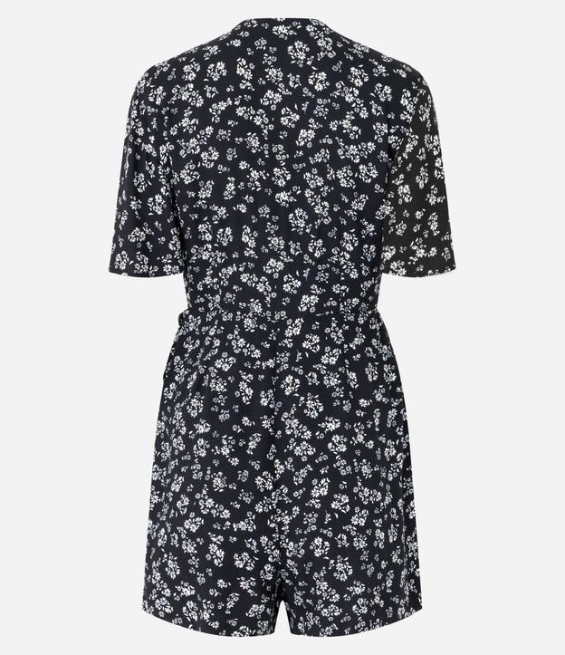 Enterito en Viscosa Floral Liberty con Escote Traspasado 6