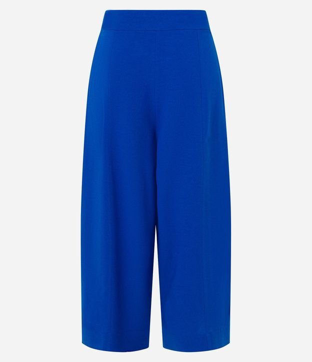 Pantalón Pantacourt en Viscolino con Cintura Mediana 2
