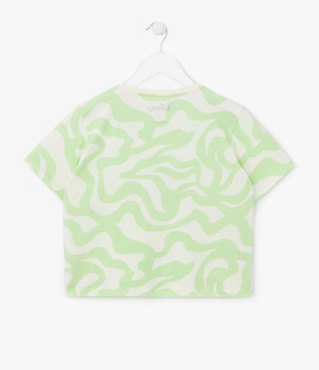 Remera Cropped Infantil con Estampa Stitch - Talle 5 a 14 años 2