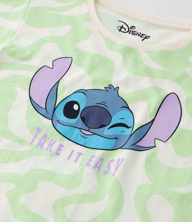 Remera Cropped Infantil con Estampa Stitch - Talle 5 a 14 años 3