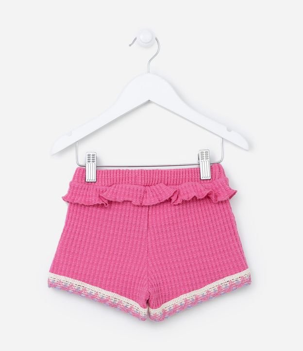 Short Infantil en Ganchillo con Volados - Talle 1 a 5 años 2