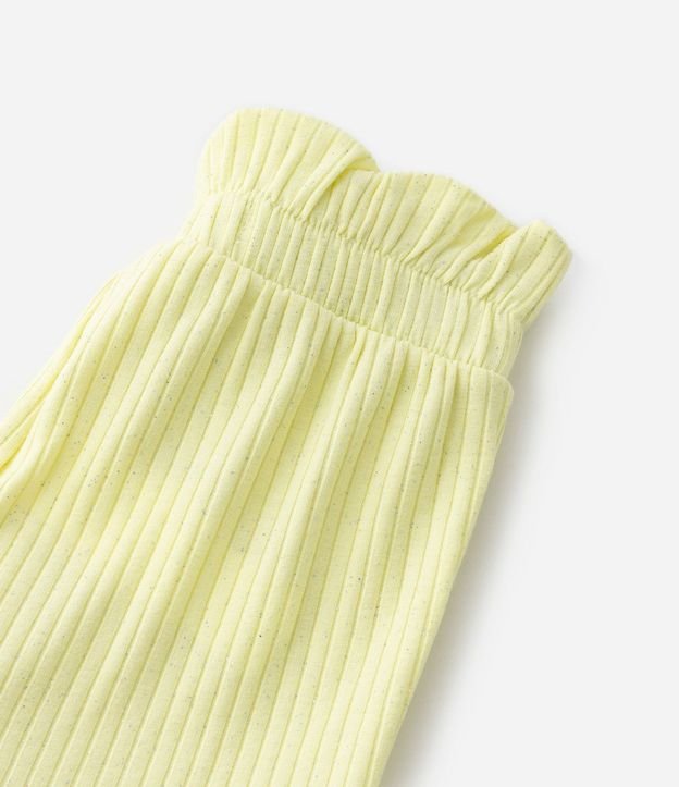 Short Clochard Infantil Acanalado con Purpurina y Moña Aplicada - Talle 1 a 5 años 4