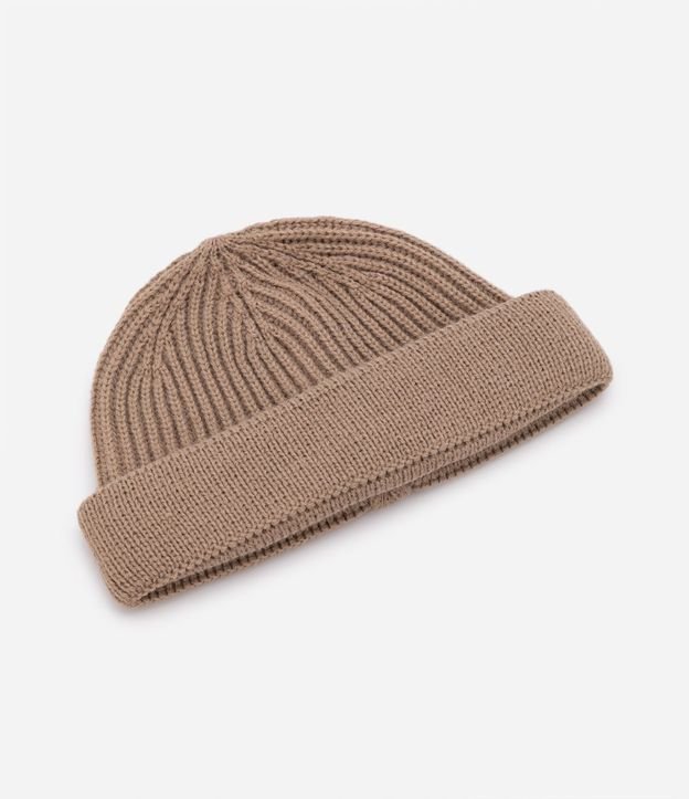 Gorro Leñador en Lana Acrílica con Dobra y Sin Costura 2