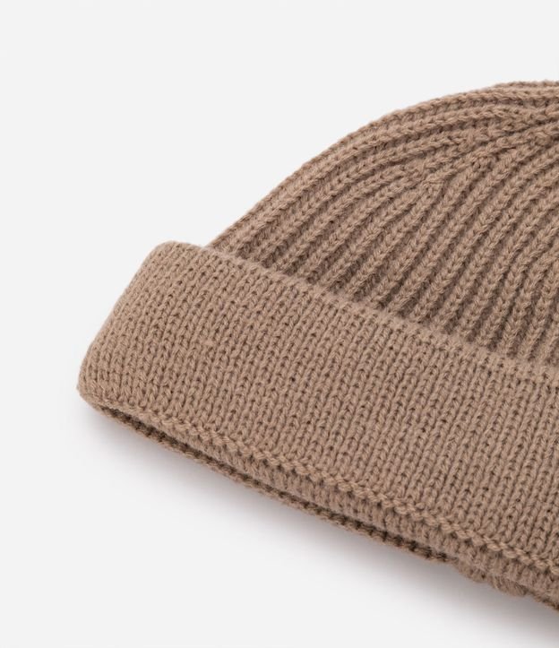 Gorro Leñador en Lana Acrílica con Dobra y Sin Costura 3