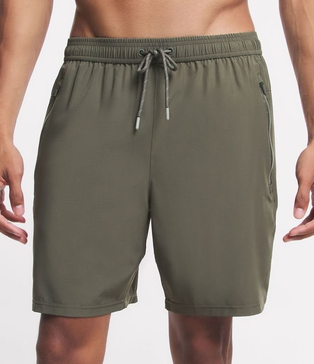 Bermuda Deportiva con Bloques de Color y Bolsillos con Cremallera 2