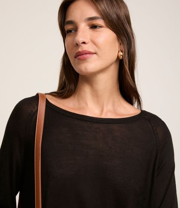 Suéter de Punto con Cuello Redondo 3