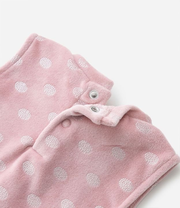 Vestido Infantil en Terciopelo con Bolsillos - Talle 0 al 18 meses 5