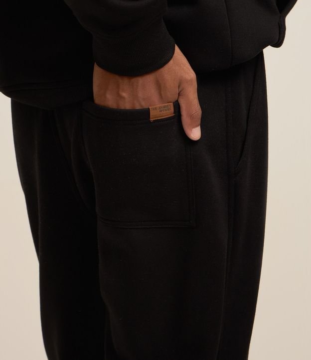 Pantalón Recto en Algodón con Bolsillos y Lazo en la Cintura 5
