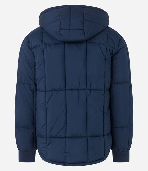 Campera Puffer Doble Faz con Capucha y Cuello Alto 12