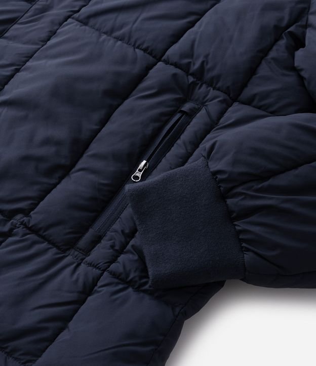Campera Puffer Doble Faz con Capucha y Cuello Alto 17