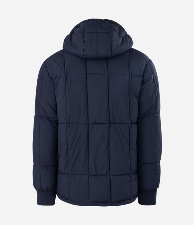 Campera Puffer Doble Faz con Capucha y Cuello Alto 21