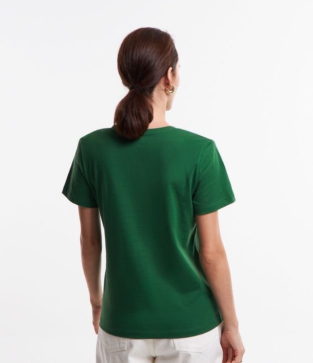 Blusa Básica en Algodón con Escote V 5