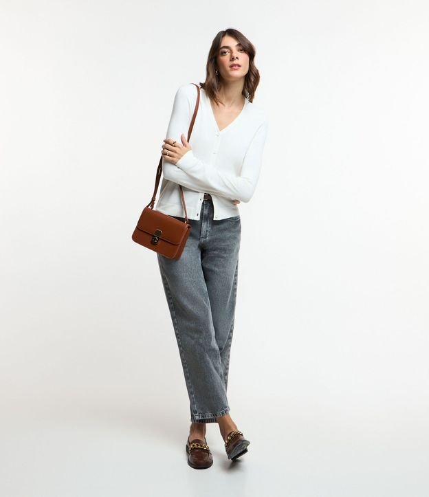 Cardigan en Viscosa con Cierre en Botones 2