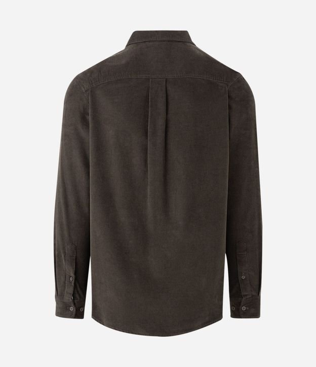 Camisa en Terciopelo con Bolsillos Delanteros 9