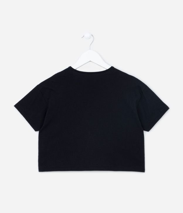 Remera Cropped Infantil con Estampa de Gatito Love - Talle 5 a 14 años 4