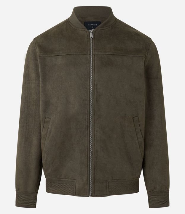 Chaqueta Bomber Lisa con Bolsillo 6