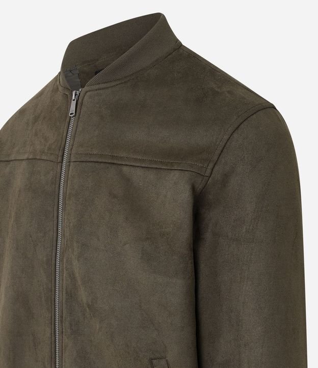 Chaqueta Bomber Lisa con Bolsillo 7