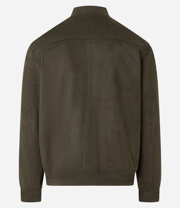 Chaqueta Bomber Lisa con Bolsillo 8