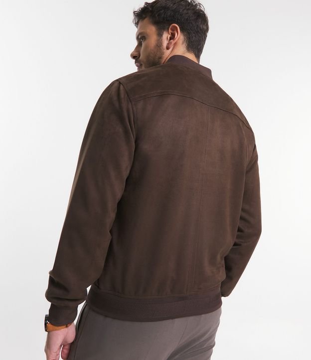 Chaqueta Bomber Lisa con Bolsillo 9