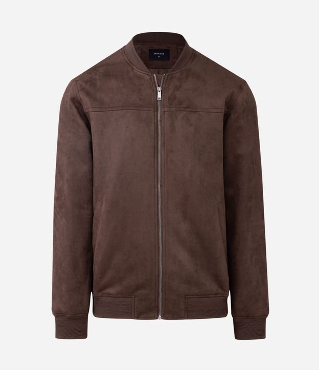 Chaqueta Bomber Lisa con Bolsillo 10