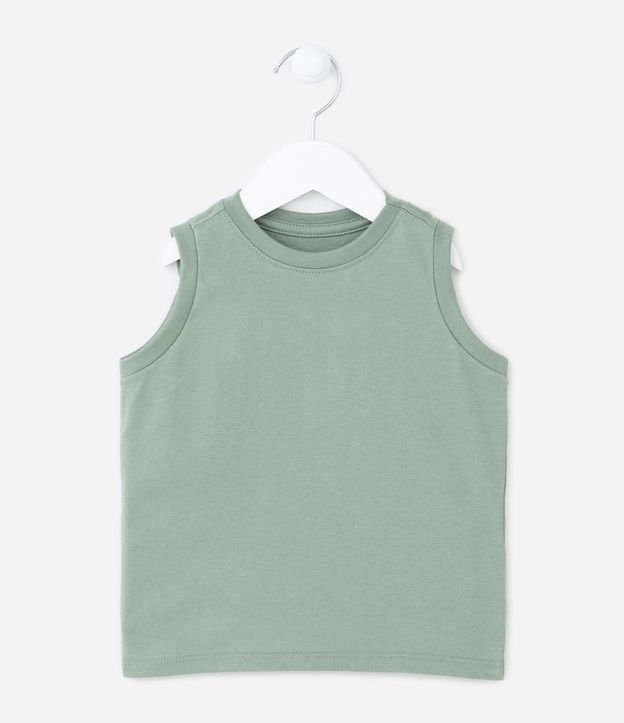 Musculosa Básica Infantil en Algodón - Talle 1 a 5 años 2