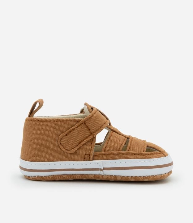 Sandalia Infantil Têxtil con Tiras y Velcro - Talle 0 a 18 meses 6