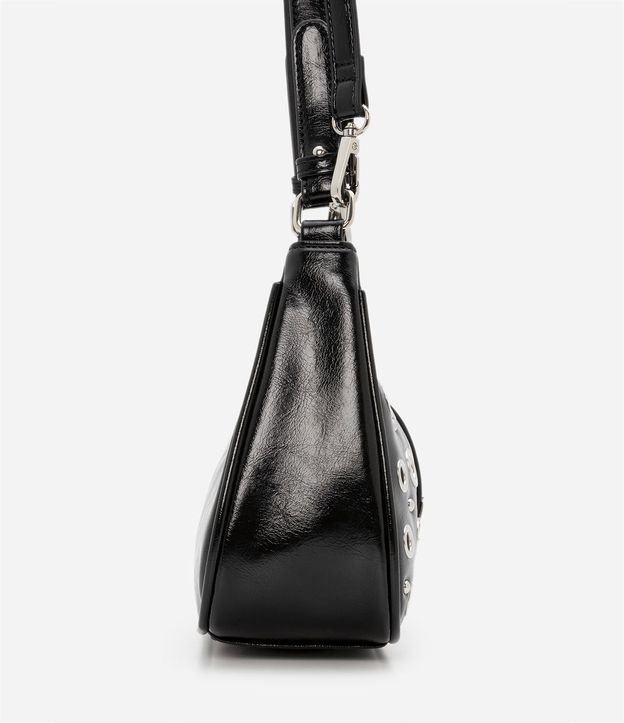Bolso Baguette en PU con Detalles de Ojales 3
