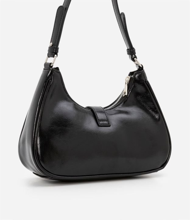 Bolso Baguette en PU con Detalles de Ojales 5