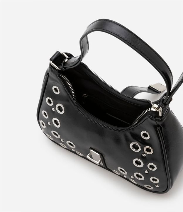 Bolso Baguette en PU con Detalles de Ojales 6