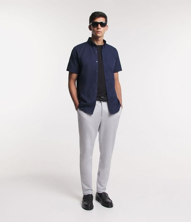 Pantalón Slim Performance en Sastrería con Textura 4