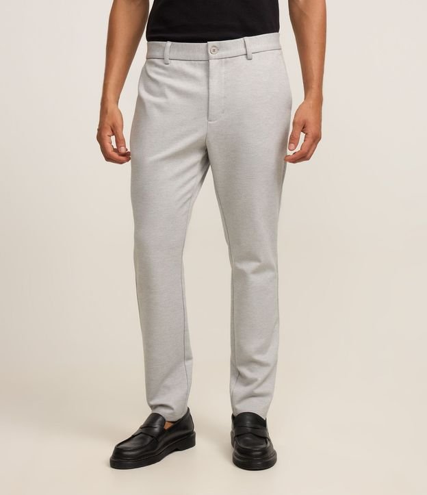 Pantalón Slim Performance en Sastrería con Textura 6