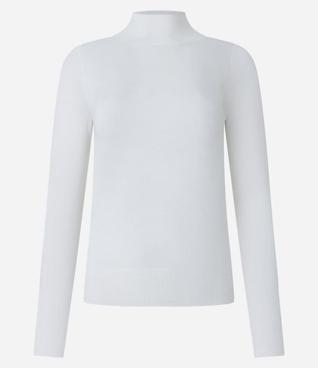 Blusa Básica en Viscosa con Cuello Alto