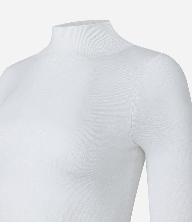 Blusa Básica en Viscosa con Cuello Alto 3