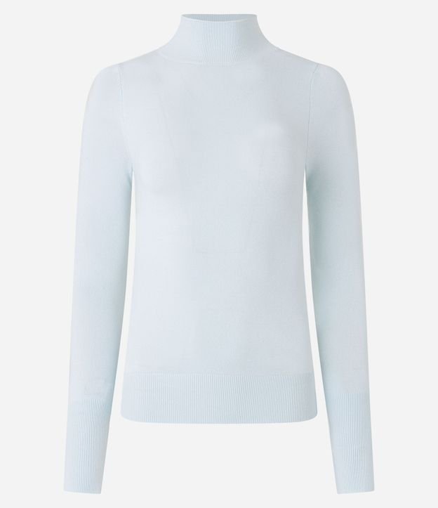 Blusa Básica en Viscosa con Cuello Alto 7
