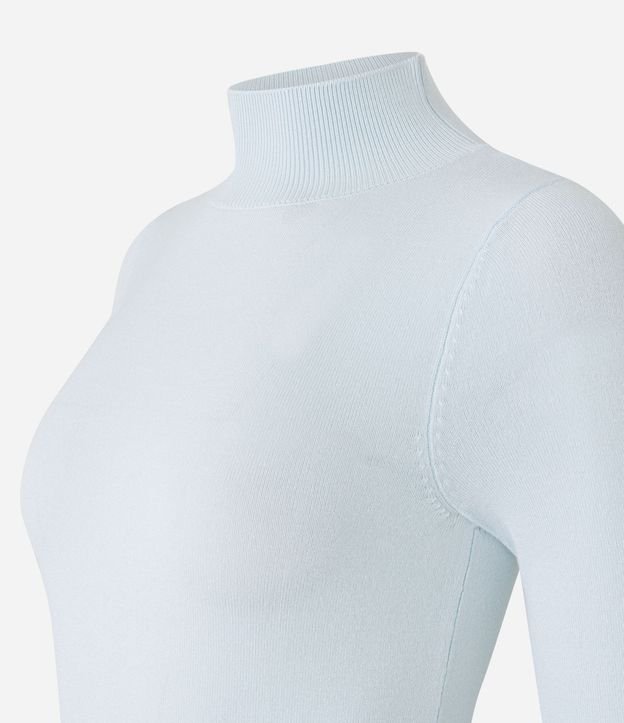 Blusa Básica en Viscosa con Cuello Alto 8